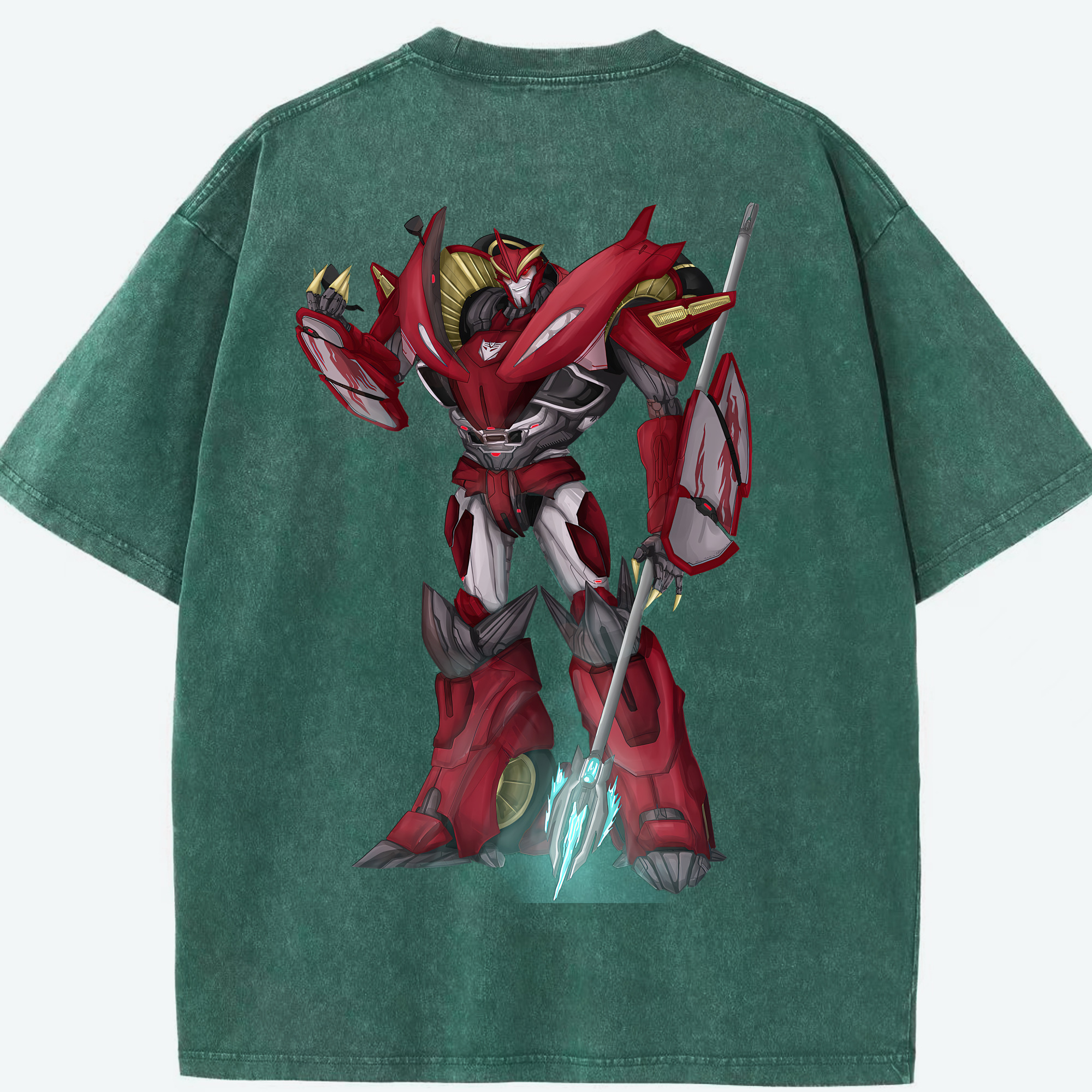 （画像用） Transformers トランスフォーマー 綿100% ヴィンテージ風 半袖Tシャツ（背面プリント）